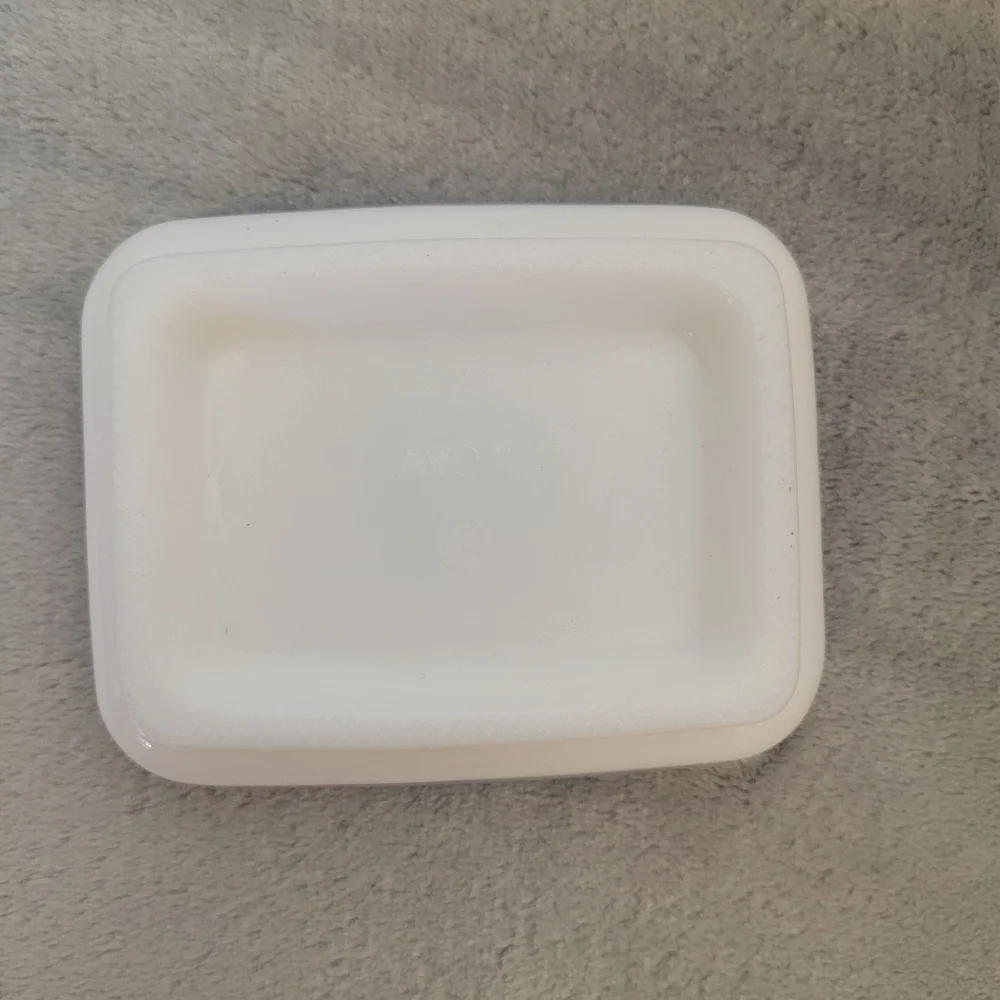 Vintage Avon 1970's Avon Milk Glass Soap Tricket Dish